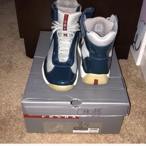Men’s High Top Prada Sneakers
